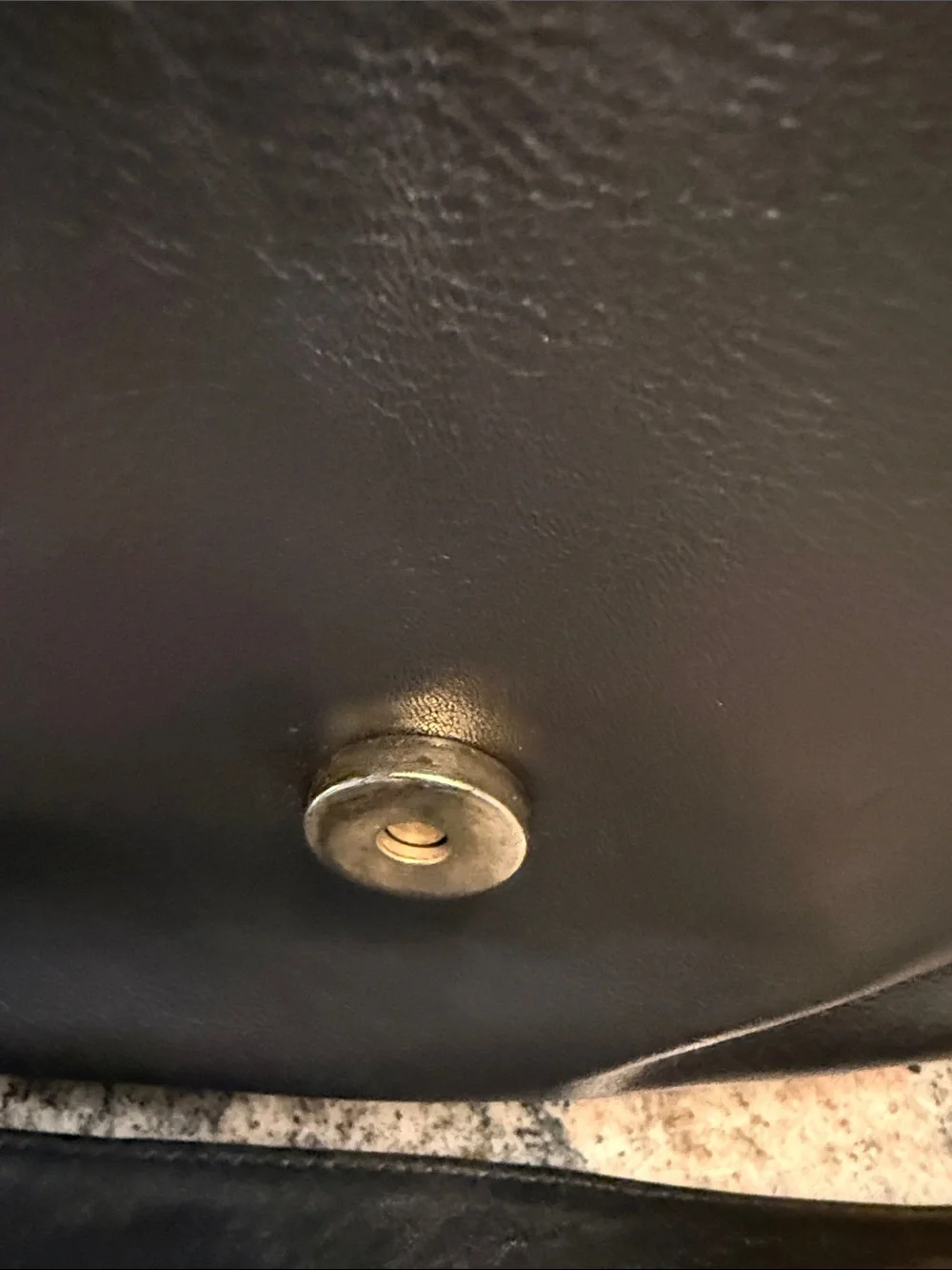 Paloma Picasso Black Leather Bag